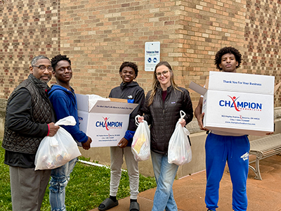 CCS Food Distribution at Linden McKinley HS